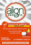 Align Probiotic, Chewable Tablets, Banana Strawberry Smoothie, 24 ea - OTC Shoppe Express