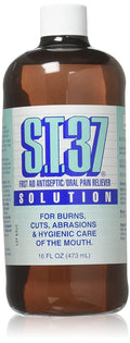 S.T.37 Canker & Cold Sore Oral Pain Relief Solution, 16 oz