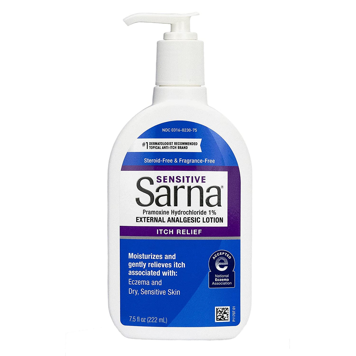 Sarna Anti-Itch Lotion Sensitive, 7.5 oz