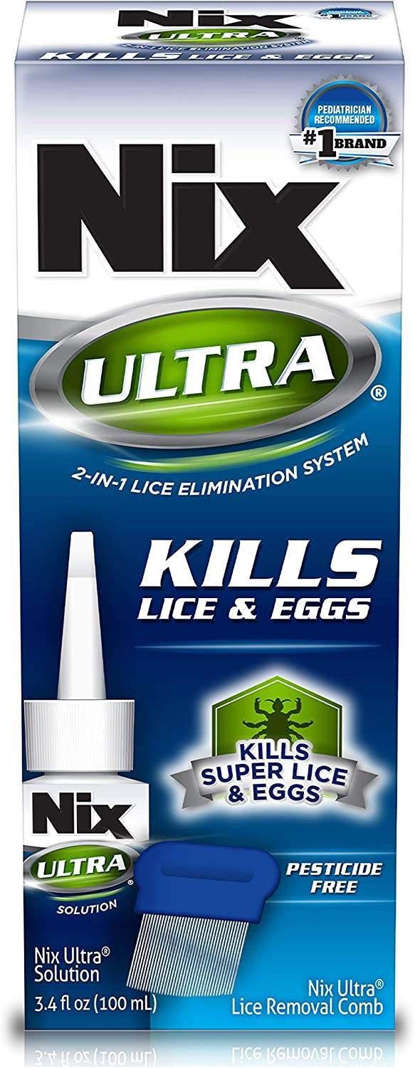 Nix Ultra 2-In-1 Lice Treatment Liquid, 3.4 oz - OTC Shoppe Express