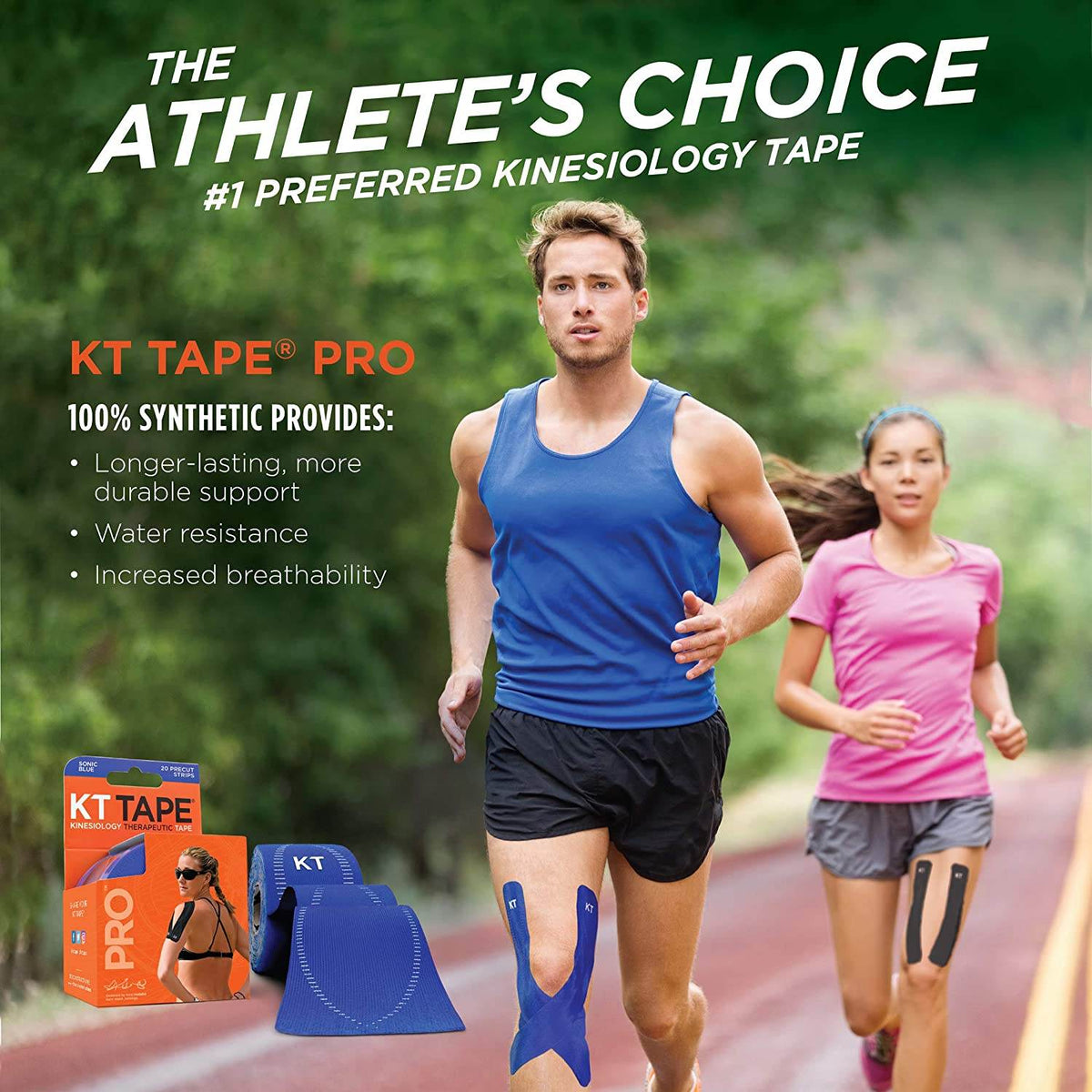 KT Tape Pro Kinesiology Tape Winner Green, Precut Strips, 20 ea - OTC Shoppe Express