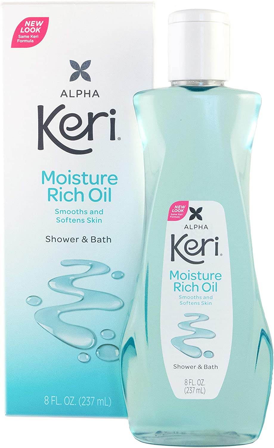 Alpha Keri Shower and Bath Moisture Rich Oil, 8 oz - OTC Shoppe Express