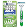 Gillette Sensor 3 Disposable Razors, Sensitive, 4 ea - OTC Shoppe Express