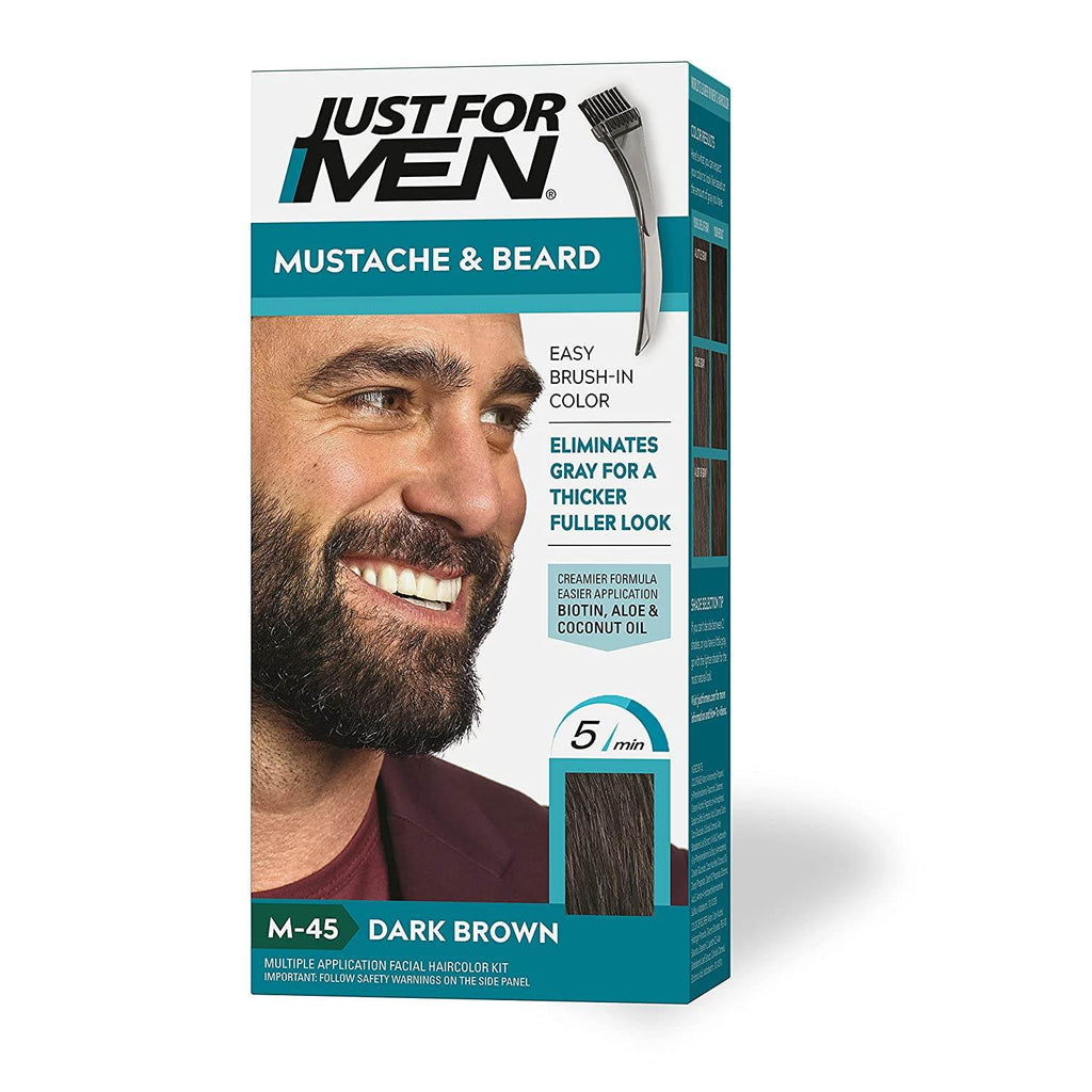 Just for Men Beard/Mustache Kit, Dark Brown, 1 ea - OTC Shoppe Express
