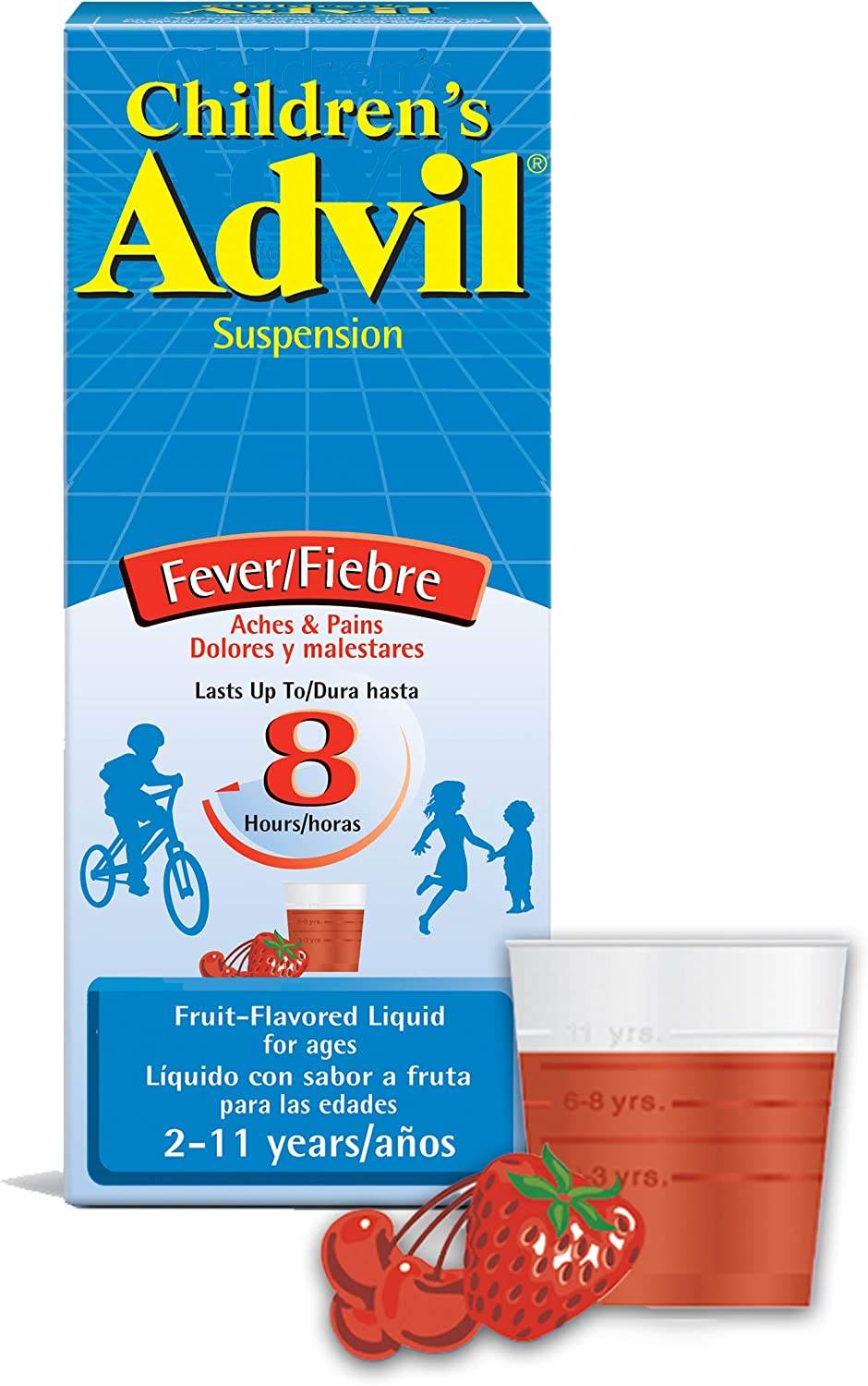 Advil Children's Suspension Fruit-Flavored Liquid, 4 oz - OTC Shoppe Express