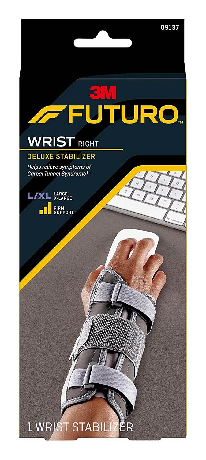 FUTURO Deluxe Wrist Stabilizer, Right Hand, Tan, Large/X-Large, 1 ea - OTC Shoppe Express