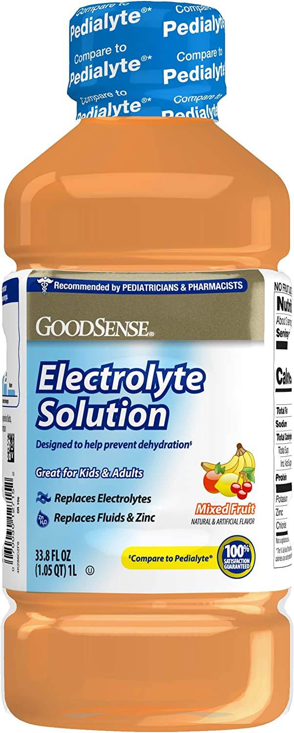 GoodSense Pedia Electrolyte Liquid, Mixed Fruit, 33.8 oz - OTC Shoppe Express