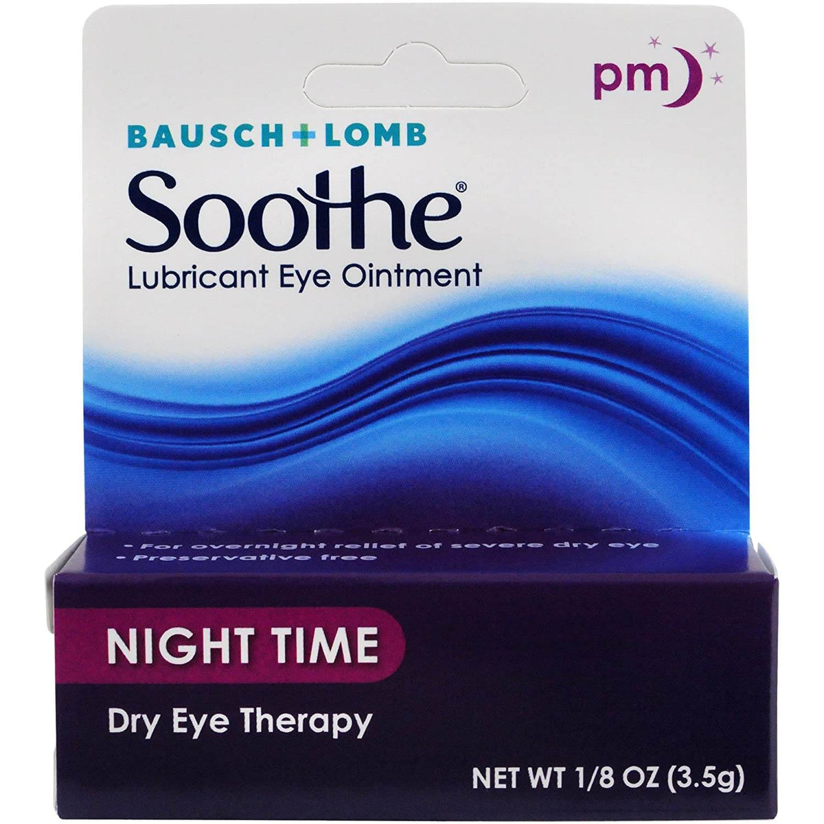 Bausch + Lomb Soothe Lubricant Eye Ointment Nighttime, 0.13 oz - OTC Shoppe Express