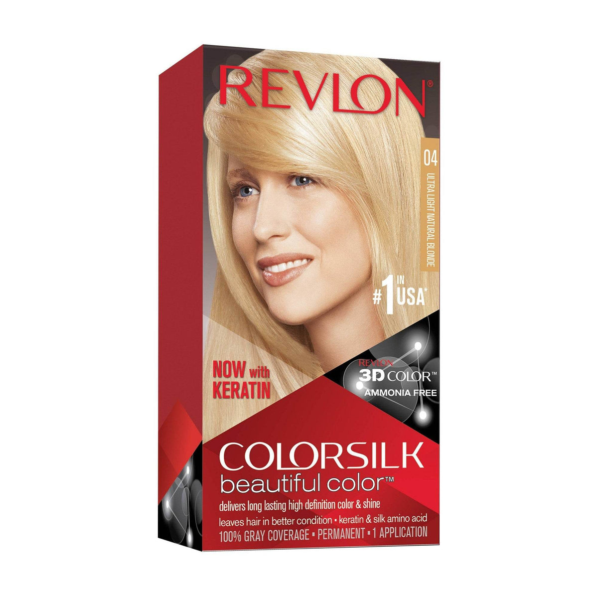 Revlon Colorsilk Permanent Haircolor, #10 Black 1 ea - OTC Shoppe Express