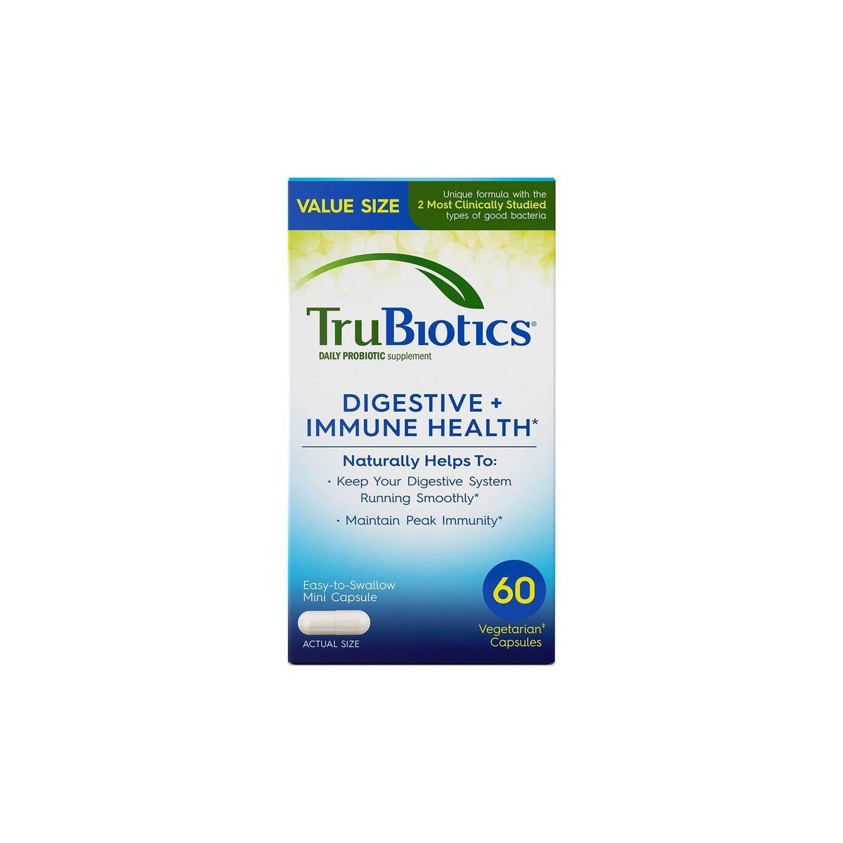 One A Day TruBiotics Daily Probiotic Vegetarian Capsules, 60 ea - OTC Shoppe Express