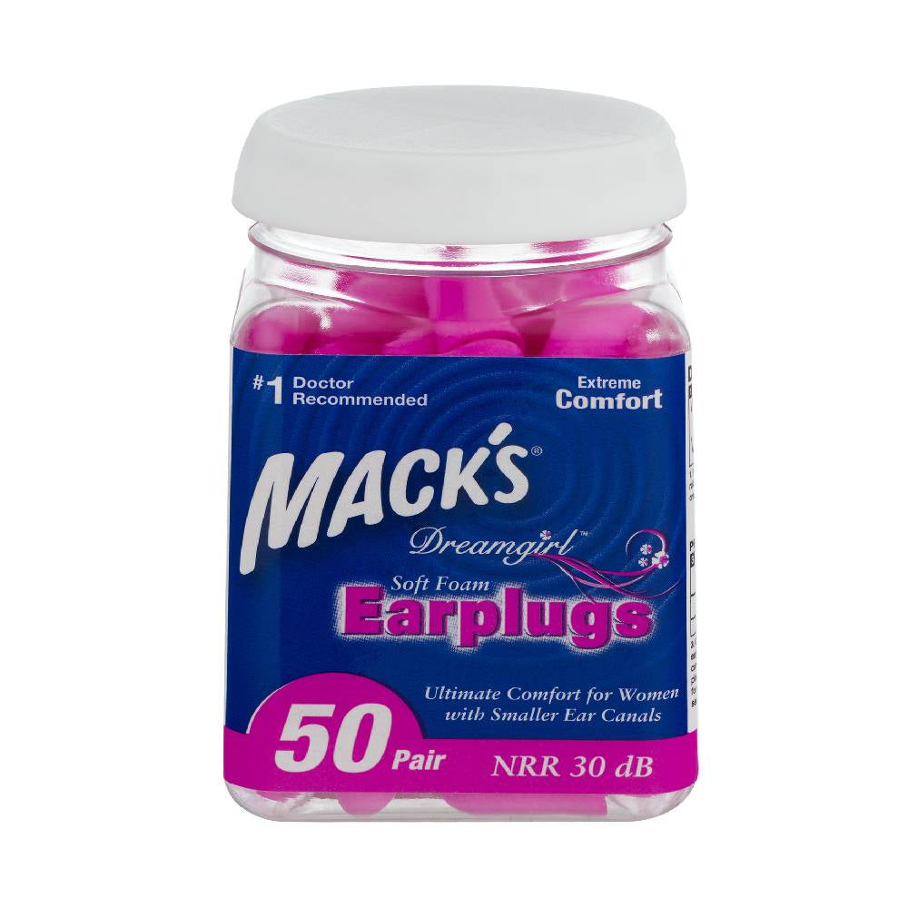 Mack's Dreamgirl Ear Plugs, 50 ea