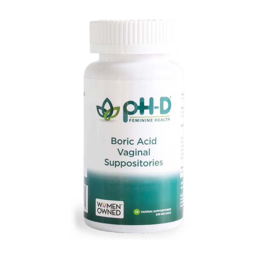 pH-D Feminine Health Boric Acid, Vaginal Suppositories, 72 ea