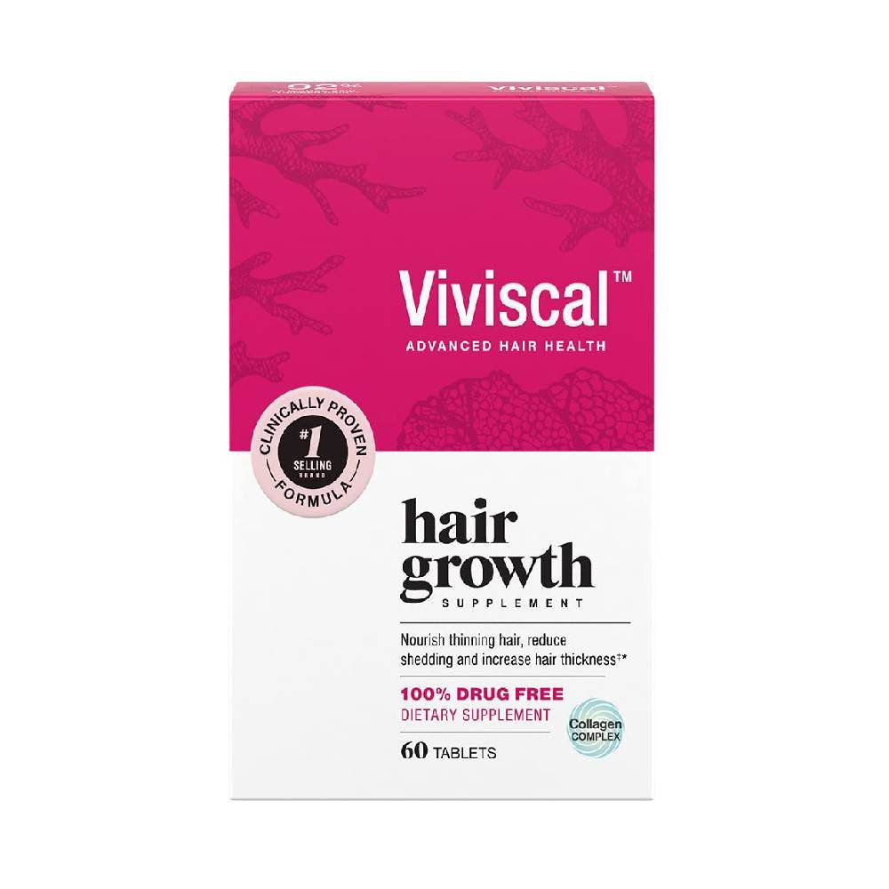 Viviscal Women's Hair Growth Supplements for Thicker, Fuller Hair, Tablets, 60 ea - OTC Shoppe Express
