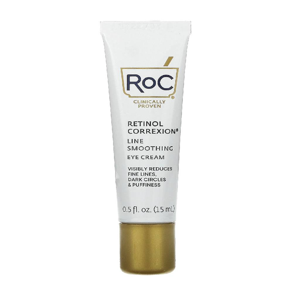 RoC Retinol Correxion Anti-Wrinkle + Firming Eye Cream for Dark Circles & Puffy Eyes, 0.5 oz