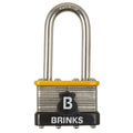 Brinks Stainless Steel Keyed Padlock, 1.75-in, 1 ea