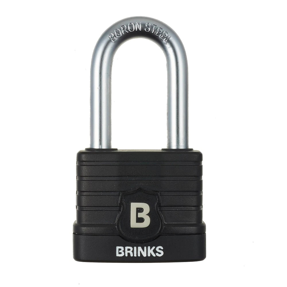 Brinks XT Plus Steel Keyed Padlock, 2.219-in, 1 ea