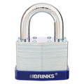 Brinks Steel Keyed Padlock, 2.15-in, 1 ea
