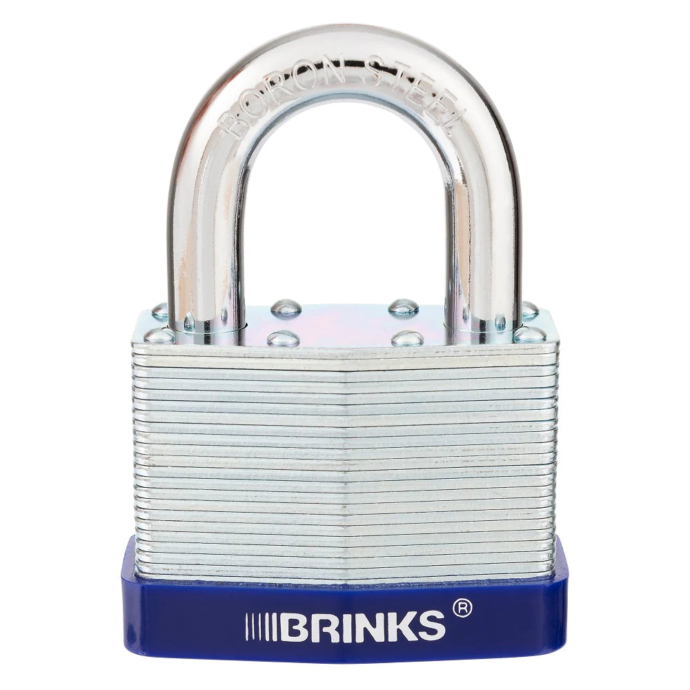 Brinks Steel Keyed Padlock, 2.15-in, 1 ea