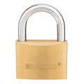 Brinks Brass Keyed Padlock, 2.36-in, 1 ea