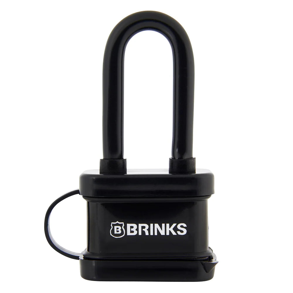 Brinks Steel Keyed Padlock, 2.5-in, 1 ea
