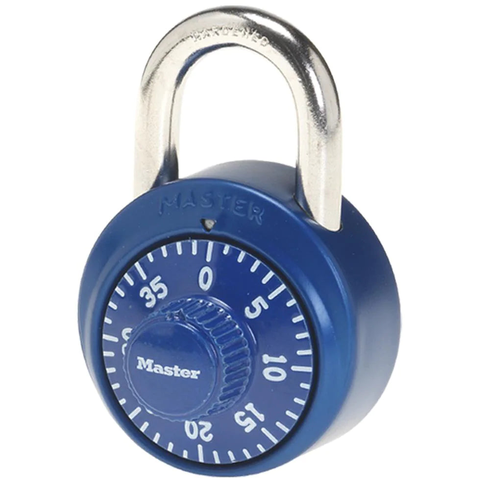 Master Lock Aluminum Combination Padlock, 1.875-in, 1 ea