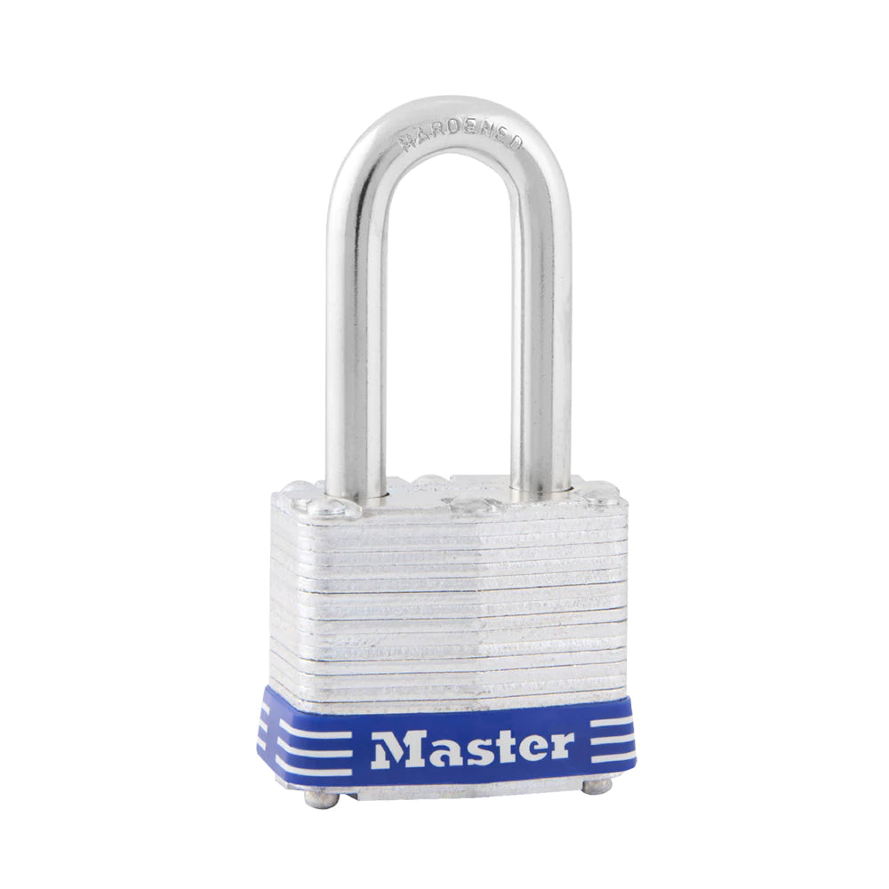 Master Lock Steel Keyed Padlock, 1.5625-in, 1 ea