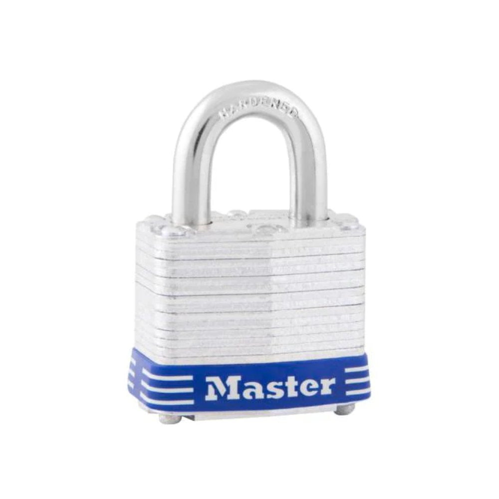 Master Lock Steel Keyed Padlock, 1.58-in, 1 ea