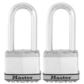 Master Lock Steel Keyed Padlock, 2.058-in, 2 ea