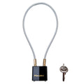 Master Lock Steel Keyed Padlock, 1.9375-in, 1 ea