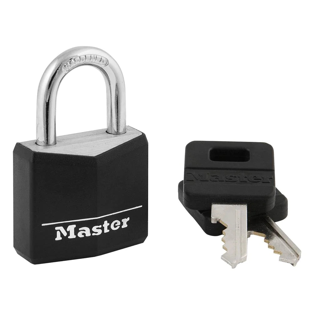 Master Lock Aluminum Keyed Padlock, 1.27-in, 1 ea