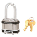 Master Lock Wide Commercial Magnum Laminated Steel Padlock, 1-3/4 in, 1 ea