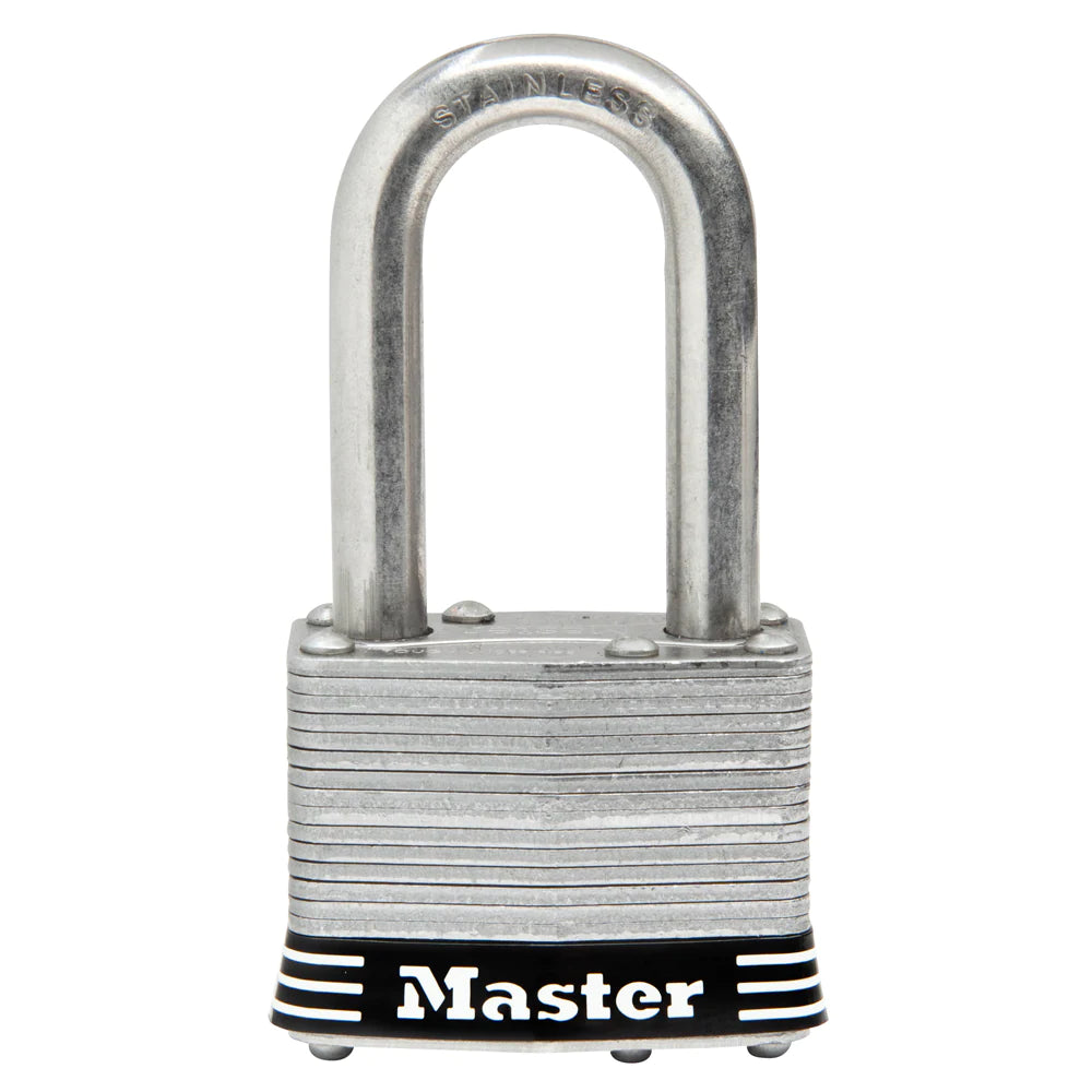 Master Lock Steel Keyed Padlock, 1.785-in, 4 ea