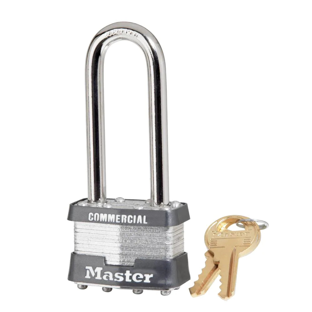 Master Lock 2-in Steel Keyed Padlock, 1 ea