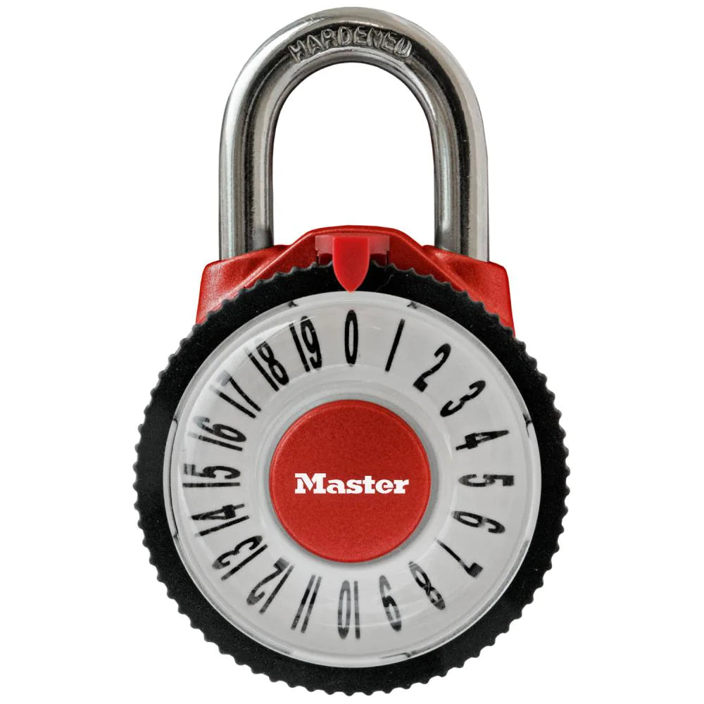 Master Lock Steel Combination Padlock, 2.125-in, 1 ea