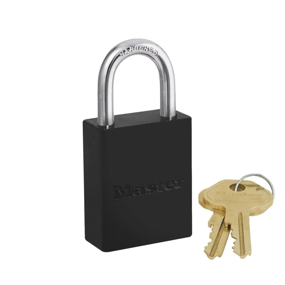 Master Lock Safety Padlock Aluminum Keyed Padlock, 1.5-in, 1 ea