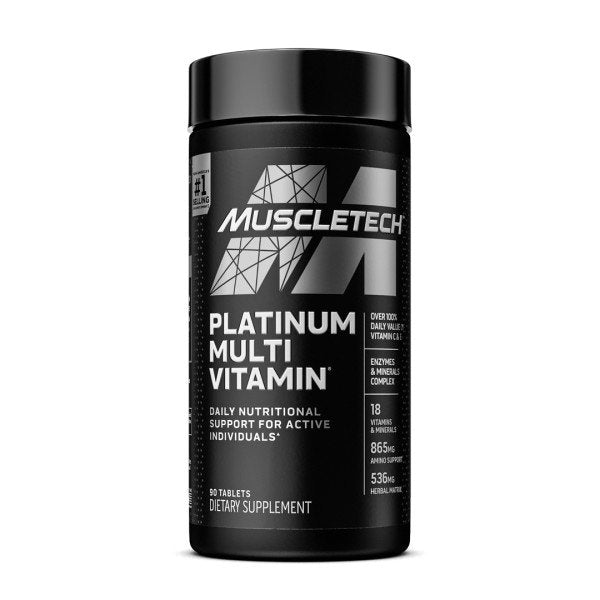 Muscletech Platinum Multivitamin Tablets, For Men & Women, 90 ea