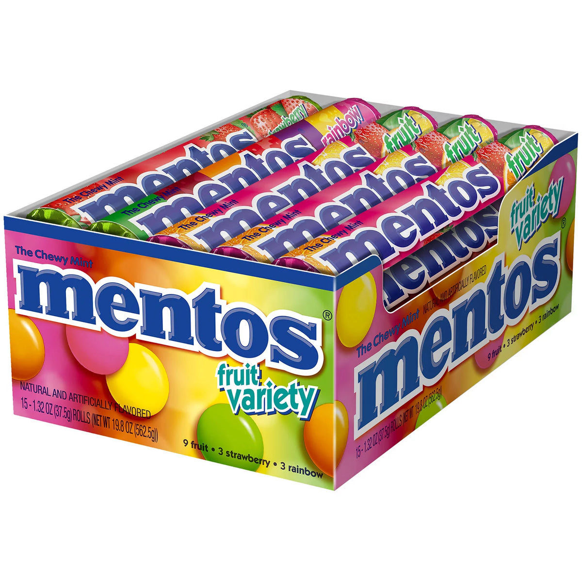 Mentos Fruit Variety Pack, 15 ea