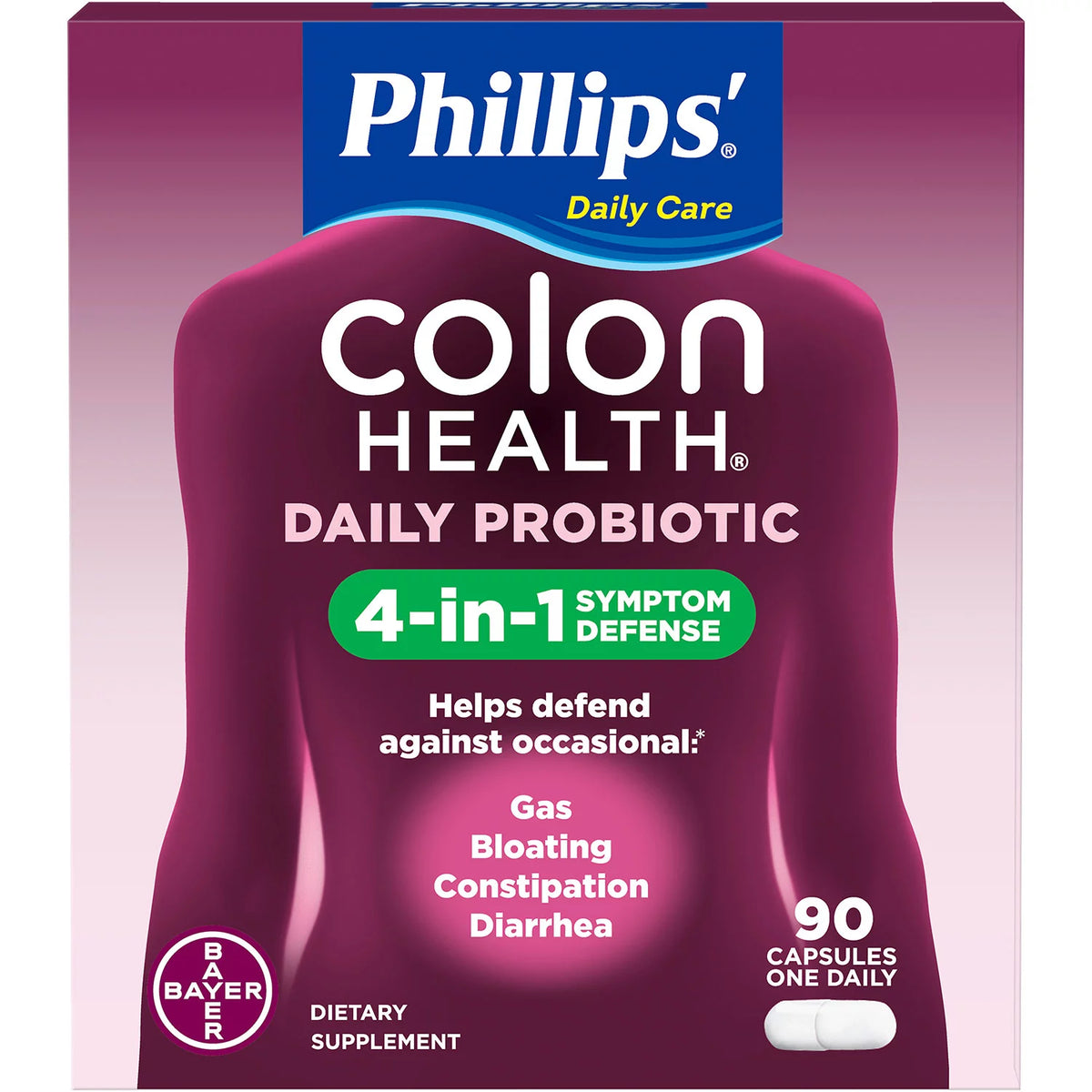 Phillips Colon Health Probiotic Supplement, 90 ea