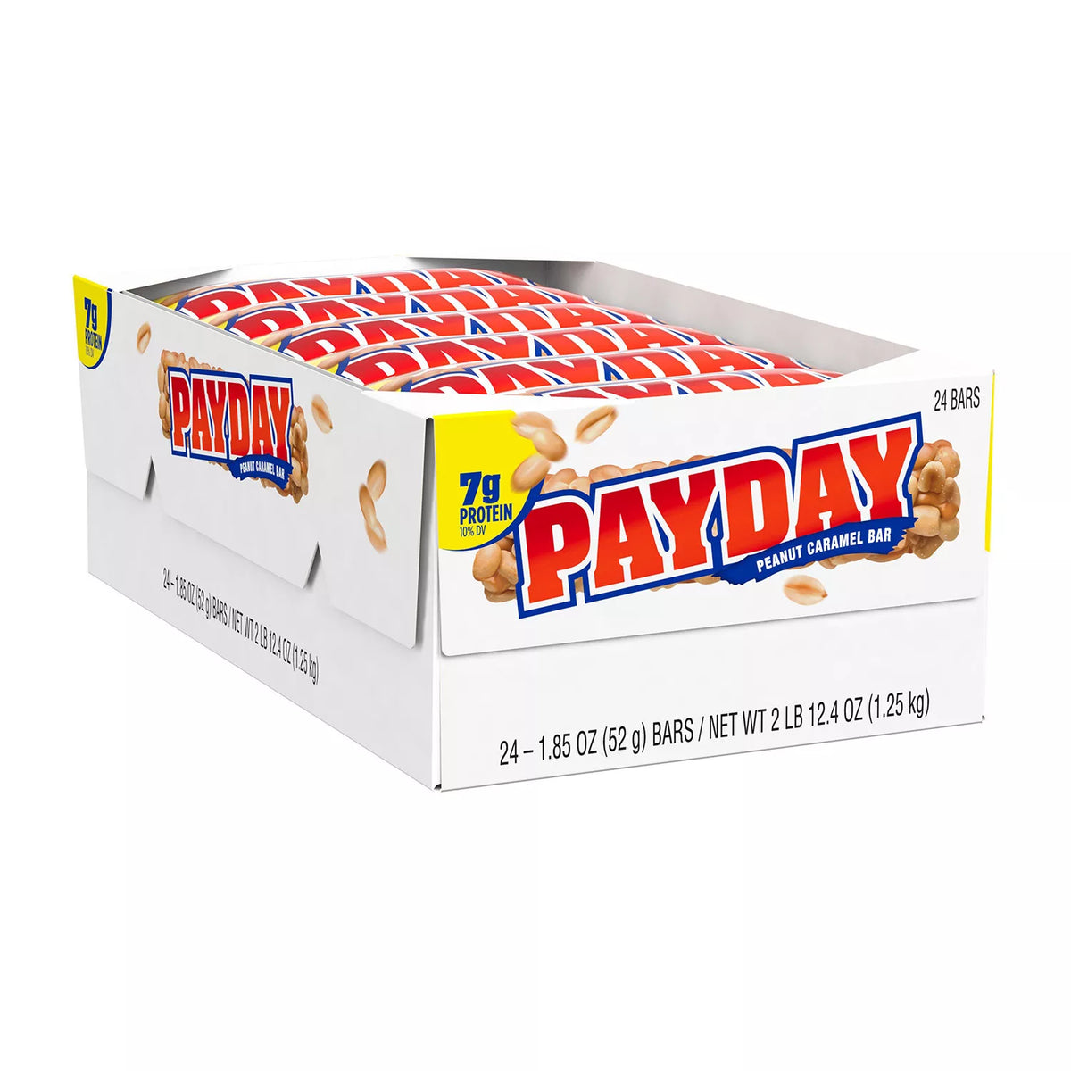 Payday Peanut and Caramel Candy Bar Pack, Bulk Candy, 24 ea