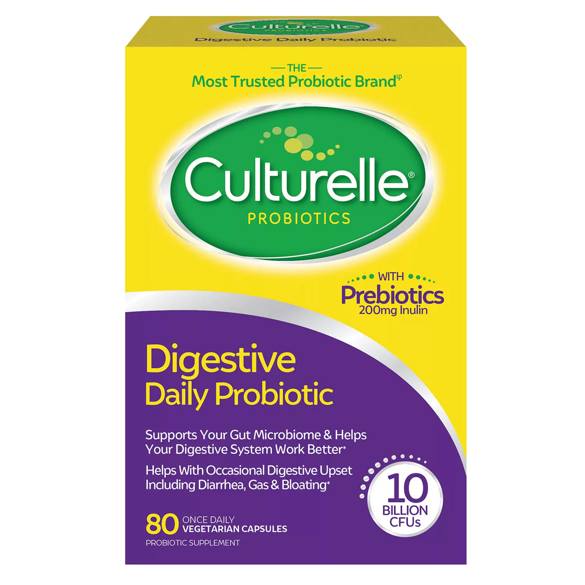 Culturelle Daily Probiotic Supplement Capsules, 80 ea