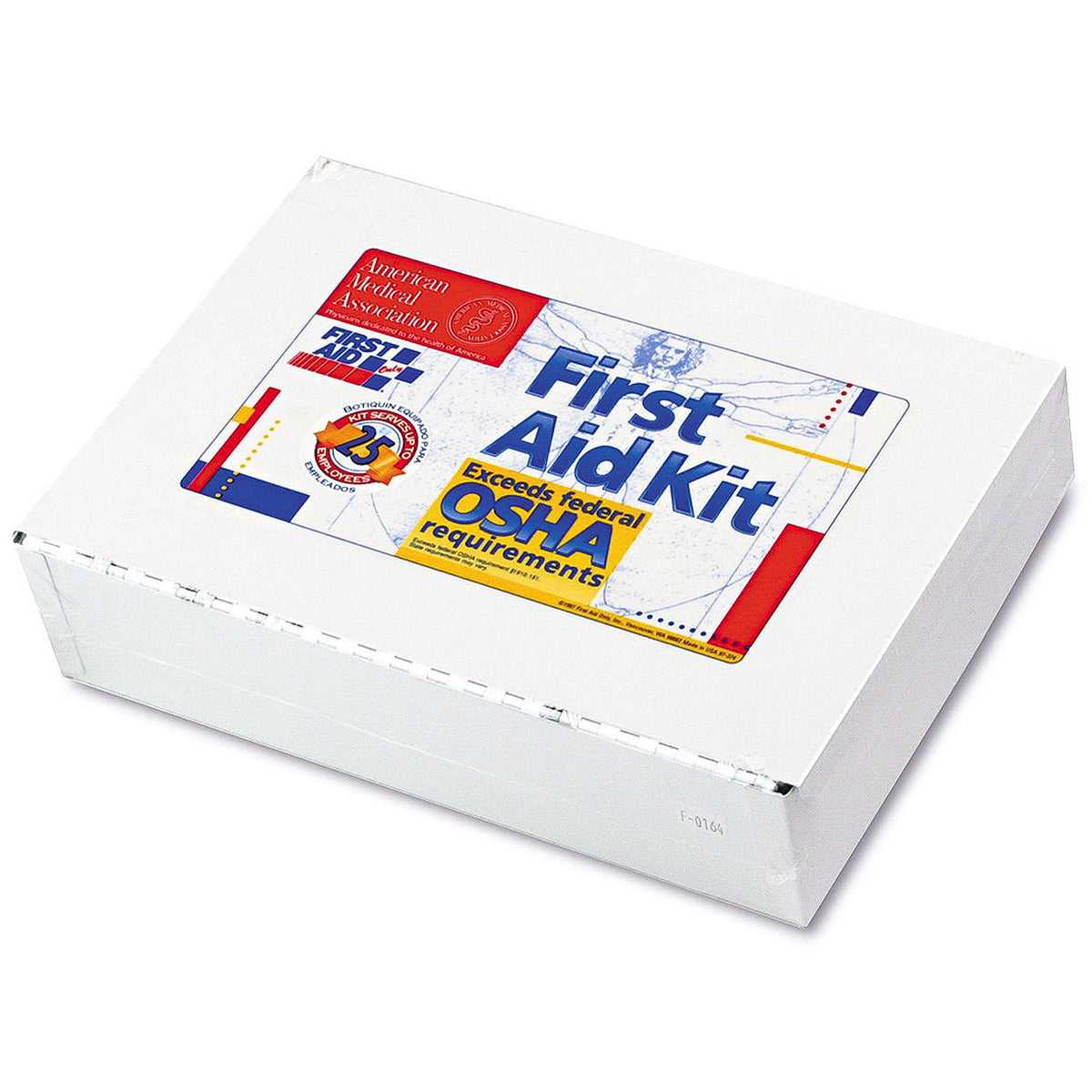First Aid Only Metal Case First Aid Kit With 106-Pieces, OSHA Compliant, 1 ea