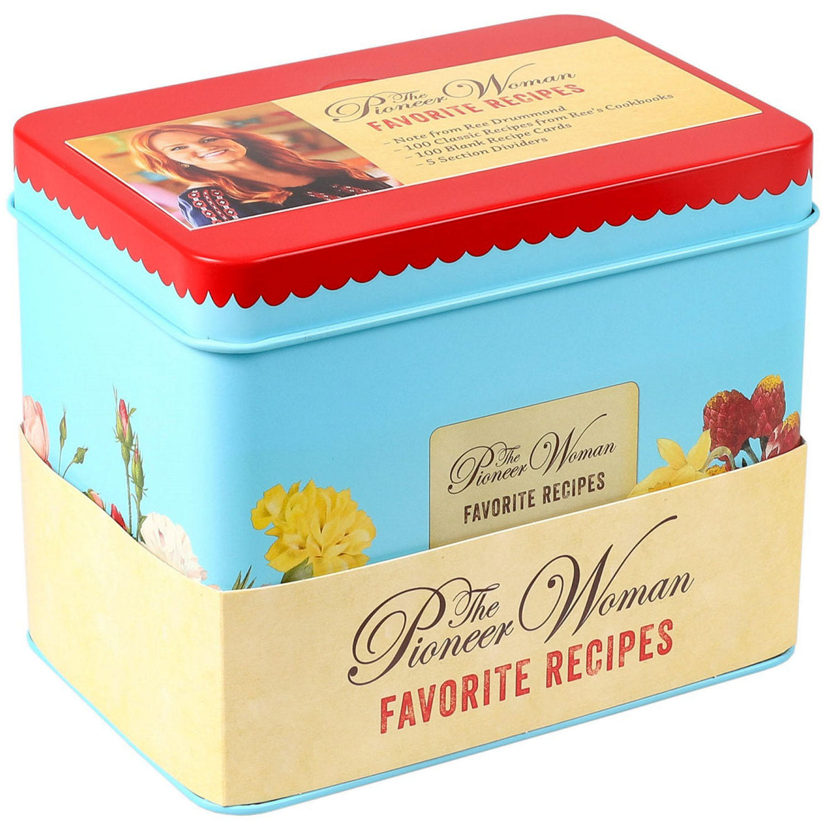 The Pioneer Woman Favorite Recipes Tin with 100 Recipes, 1 ea