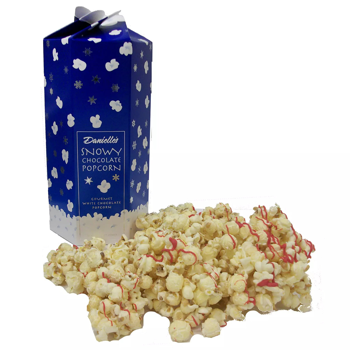 Snowy White Chocolate Popcorn, 8 oz