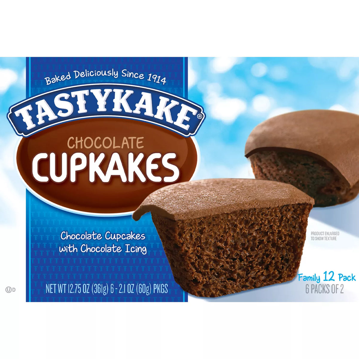 Tastykake Chocolate Cupcakes Pack, 6 ea