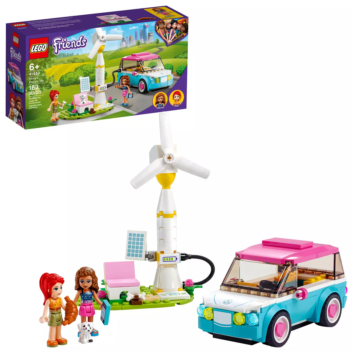 Lego Friends Olivia's Electric Car Set, 1 ea