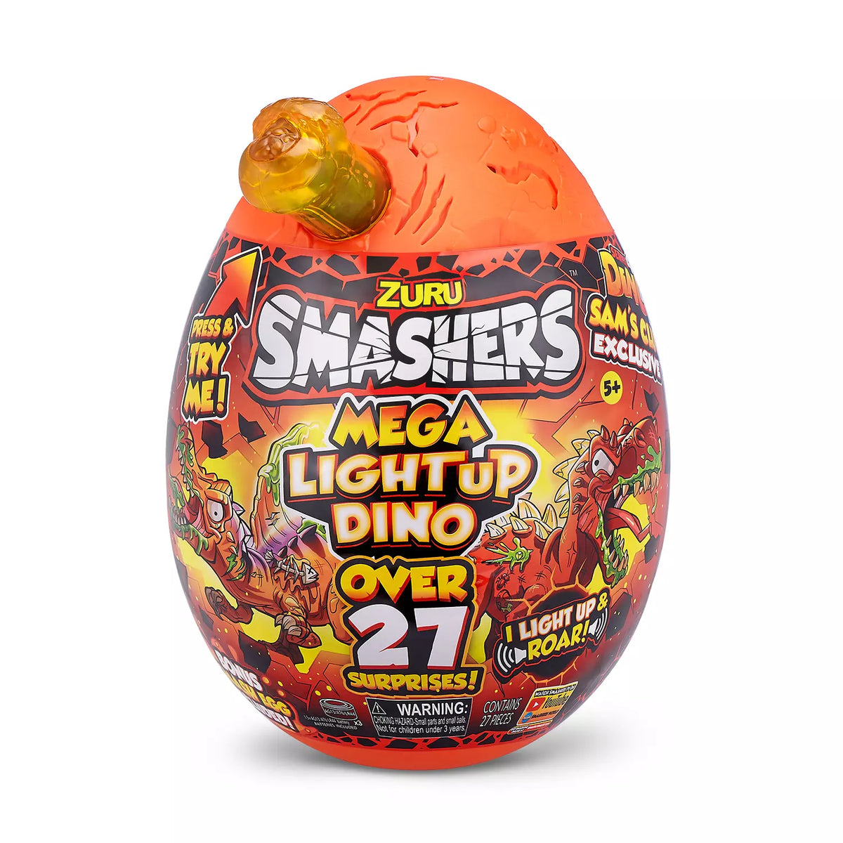 Smashers Mega Light Up Surprise Egg, 1 ea