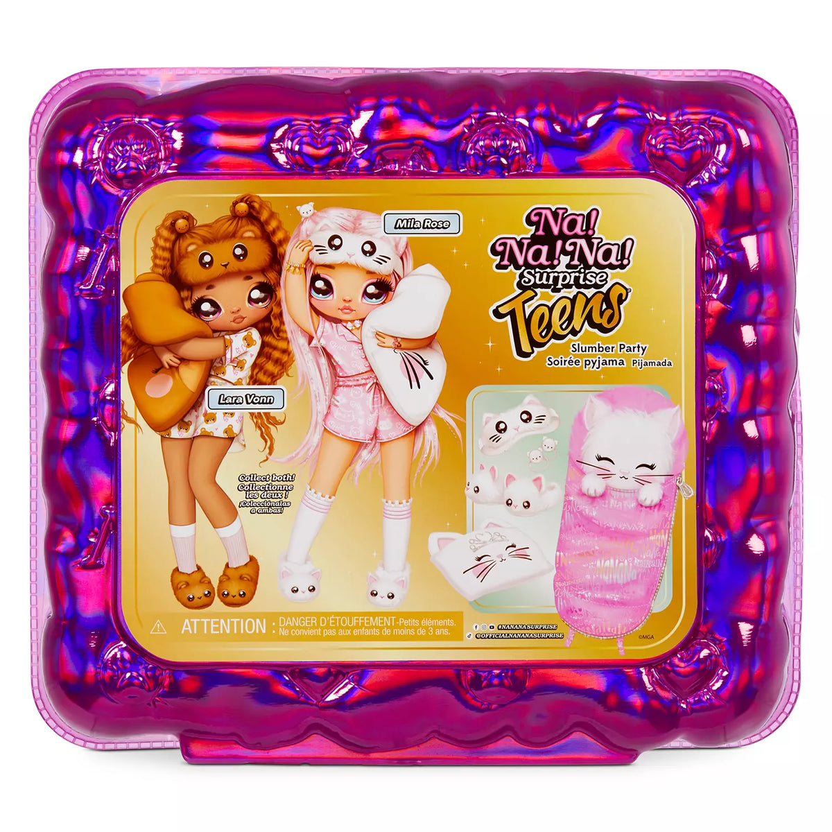 Na! Na! Na! Surprise Teens Slumber Party Fashion Doll, Mila Rose, 1 ea