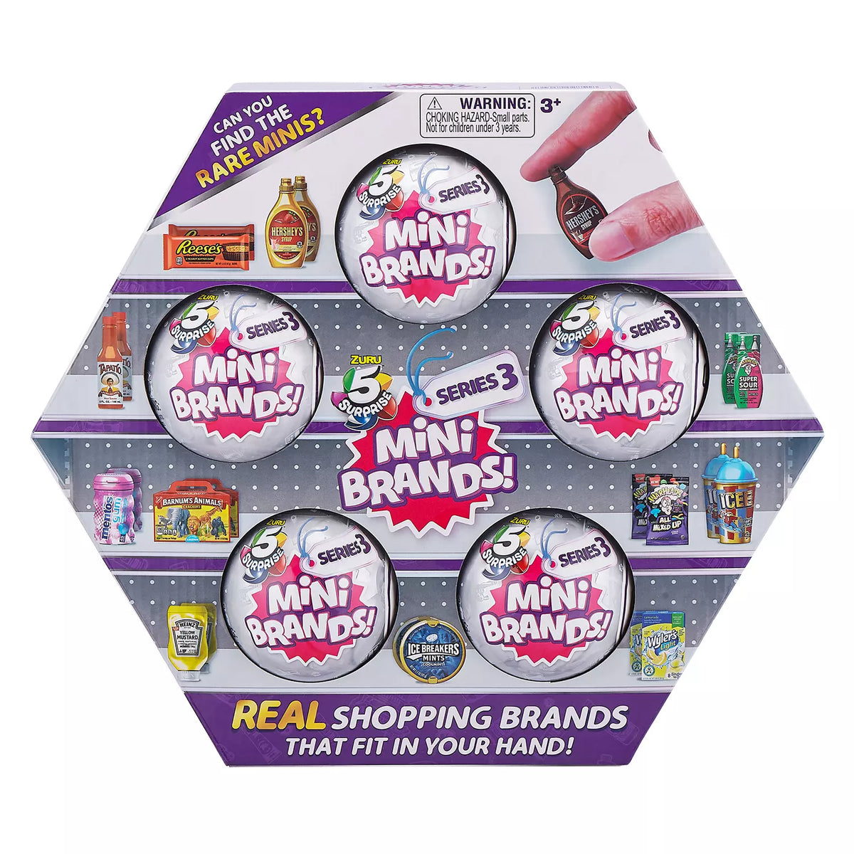 Zuru 5 Surprise Mini Brands Series 3, 5 ea
