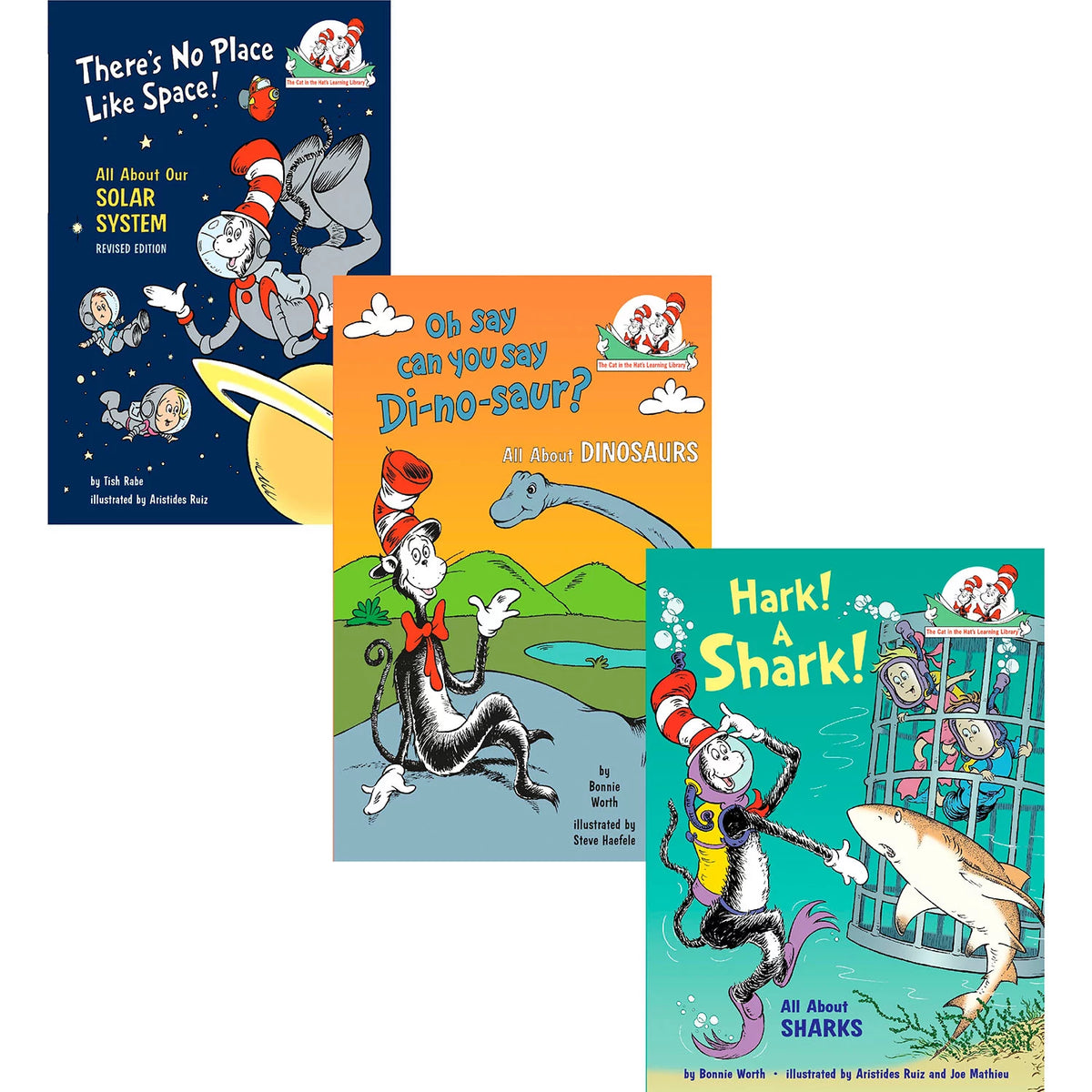 Dr. Seuss Paper Over Board 3 Book Collection, 1 ea