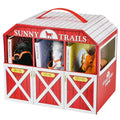 Sunny Trails Farms 3 Books & Play Horse Stable Barn Playset, 1 ea